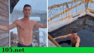 cristiano_ronaldo_lapponia_piscina_ghiacciata